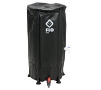 Réservoir d'eau de pluie pliable 100 L noir FLO