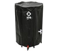 Réservoir d'eau de pluie pliable 250 L noir FLO
