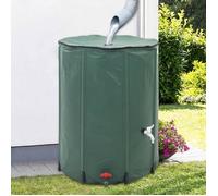 Réservoir d'eau de pluie pliable - VIDAXL - 750 L - 100x100 cm - Vert - Robinet de sortie 3/4"" - Soupape de sortie