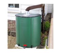 Réservoir d'eau de pluie pour jardin - Système de récupération d'eau portable - 1350 l - Pour utilisation en extérieur sur pelouse et jardin