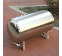 Réservoir d'eau De Puits Horizontal sous Pression De 20, 26, 40, 50, 65, 80 Gal, Réservoir De Stockage d'eau en Acier Inoxydable Pressurisé Po, 15.7x29.5in/40x75cm(100L/26.4Gal)