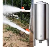 Réservoir d'eau de puits sous Pression en Acier Inoxydable de 42,3 gallons, Stockage Vertical sous Pression de 160 litres avec soupape de décharge d'air et kit de Montage pour Pompe de puits