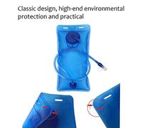 Réservoir d'eau de Vessie D'hydratation de 2 L, sans BPA, étanche, avec Grande Ouverture, Valve de Remplissage Facile, pour la Randonnée, la Course, Le Cyclisme, Les Sport (Bleu)