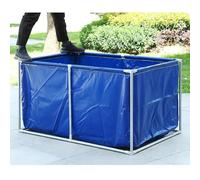 Réservoir d'eau d'extérieur pliable en PVC avec vanne de vidange, piscine hors sol portable pour camping, jardin et arrière-cour