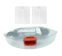 Réservoir D'eau Et Bac À Poussière 2 En 1, Compatible Avec Xiaomi, Pièces De Rechange For Aspirateur Robot E10, E12 Et B112, Filtre Et Accessoires(3pcs)