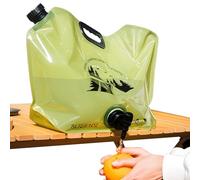 Réservoir d'eau pliable 8L - Sac de stockage portable de qualité alimentaire avec robinet pour camping, randonnée & voyage, matériau composite 3 couches épaissi ultra-durable, capacité optimale