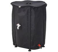 Réservoir d'eau pliable ¿ Grand réservoir d'eau de pluie de 500 l avec robinet, couvercle et connecteur de tuyau d'arrosage pour