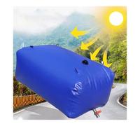 Réservoir d'eau Pliable et Portable en PVC de 20 à 1070 Gal avec kit de débordement, réservoir d'eau/Sac d'urgence for Camping-Car et récupération des eaux de Pluie(1.4x0.9x0.32m/400L/106gal)