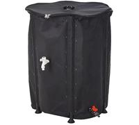 Réservoir d'eau pliable ¿ Grand réservoir d'eau de pluie de 500 l avec robinet, couvercle et connecteur de tuyau d'arrosage pour