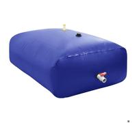 vidaXL Réservoir d'eau avec Robinet Pliable, Conteneur d'eau avec Tuyau d'Arrosage, Bidon d'eau pour Camping Randonnée Pêche, 2100 L PVC
