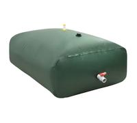 Réservoir d'eau pliable - vidaXL - 2100 L - PVC - Robinet intégré - Vert