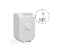 Vidaxl Réservoir D'eau Portable Avec Adaptateur 24 L Gris