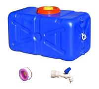 Réservoir d'eau portable avec robinet - Conteneur de stockage d'eau de 200 l pour camping, randonnée, camping-car, préparation aux situations d'urgence, usage domestique