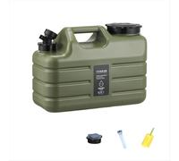 Réservoir d'eau portable de 11 L avec robinet, pliable, idéal pour le camping, la randonnée, les pique-niques et les barbecues.