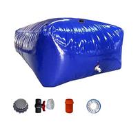 Réservoir D'Eau Portable En Forme De Poche, Grand Cube, Pour Voiture, Camping-Car, Tricycle Ou Chariot. Conteneur Robuste En Pvc Pour L'Arrosage Agricole D'Urgence,1x0.7x0.35 m/240 L/63 gallon