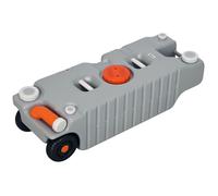 Réservoir d'eau portable Outsunny de 75 litres avec indicateur de niveau, 3 roulettes et poignée pour camping