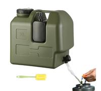 Réservoir d'Eau pour Camping,Résistant Fuites avec Brosse de Nettoyage,Jarre De Stockage D'Eau Pour Camping Avec Robinet - pour Boire Extérieur Randonnée Pique-nique Voyage Survie Urgence Road Trip