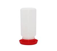 Réservoir d'eau pratique pour volaille - Facile à nettoyer - Pour poules - Flux lisse et stable - Blocs d'angle - Récipient durable