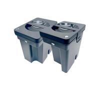 Réservoir d'eau propre et réservoir d'eau sale d'origine, Compatible avec Roborock Qrevo Pro/Qrevo Plus/Qrevo MaxV, Robot aspirateur partie(SET 1)