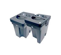 Réservoir d'eau propre et réservoir d'eau sale d'origine, Compatible avec Roborock Qrevo Slim/Qrevo Master, Robot aspirateur partie(SET 1)