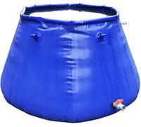 Réservoir Deau Rond De Grande Capacité avec Robinet pour La Collecte des Eaux De Pluie Extérieures, Idéal pour Larrosage des Arbres Et Lirrigation Agricole. 0.8x0.6x0.5m/0.2t