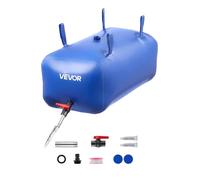 VEVOR Réservoir d'Eau Souple 113 L, Vessie de Stockage Eau Pliable, Sac Conteneur d'Eau PVC Grande Capacité, pour Irrigation Jardin, Camping, Camping-car, Utilisation Extérieur, Stockage Urgence, Bleu