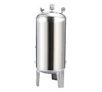 Réservoir d'eau sous pression automatique vertical, solution efficace de stockage d'eau pour la maison et les systèmes de pompe de puits, comprend un kit de montage pour une installation facile