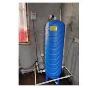 Réservoir d'eau sous pression domestique robuste - Réservoir bleu sous pression de 40 gallons for systèmes de puits(250L H145cmxW45cm)