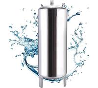 Réservoir d'eau sous Pression en Acier Inoxydable de 300 L pour puits - Réservoir Vertical de Stockage d'eau avec kit de Montage - Réservoir d'eau de 79,3 gallons pour Usage Domestique (61 x