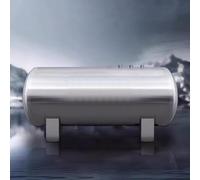 Réservoir D'eau Sous Pression Horizontal Avec Kit de Montage,réservoir de Pression en Acier Inoxydable, pour L'alimentation(65 x 75cm/25.59 x 29.52in)