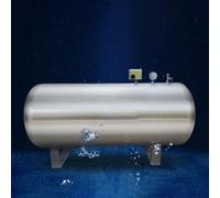 Réservoir d'eau sous Pression, kit de réservoir sous Pression pour puits en Acier Inoxydable 304 - Réservoir Horizontal de 160 L/42,2 Gal pour la Maison, la Ferme, Le Parc, l'agriculture et