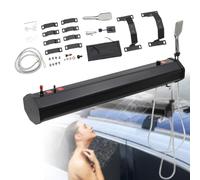 RéServoir d'eau sous Pression Portable Auto-pressurisé pour douches de Camping, pour galerie de Toit, avec pommeau de Douche, Tuyau de 1,5 m, Douche Polyvalente sur Camion, Tout-Terrain, 20