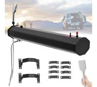 RéServoir d'eau sous Pression Portable Douche Solaire Portable avec Pression, Montage sur galerie de Toit, 18 L/20 L/30 L, avec Pompe à air électrique, pour SUV, berlines, Camping-Cars, Cami