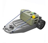 Réservoir d'eaux usées Wastemaster avec roues pour eaux grises - Camping-car, caravane, bateau - Gris - 38 litres