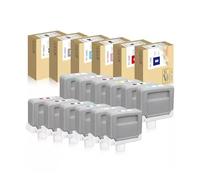 Réservoir d'encre PFI1300 PFI-1300 330 ML, Compatible avec Les imprimantes Canon Pro PFI 1300 Image PROGRAF PRO-2000 PRO-2100 PRO-4000 PRO-4100S PRO-6000 (12 Nuances)(A Set of Twelve Colours)