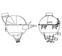RESERVOIR D'EQUALISATION CITROEN C2/C3/C4 PEUGEOT 1007/2008/207/208/301 07-