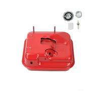 Réservoir d'essence robuste pour tondeuse à gazon cultivateur (style E) | Grande capacité de 4,5 L, corps en fer épais, peinture haute température, convient pour gx160/168F, filtre inclus