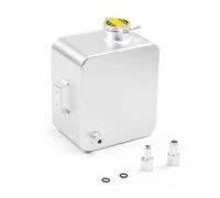 Réservoir D'expansion D'eau 2 Litres En Alliage Poli Avec Bouchon Et Kit Réservoir Trop-plein Liquide Refroidissement Refroidissement Bouteille