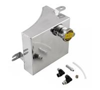 Réservoir D'expansion Kit Réservoir Liquide Refroidissement En Aluminium Poli Pour Nissan 240SX S13 Refroidissement Bouteille(Argent)