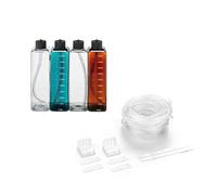 Réservoir d'herbe, réservoir d'eau de mer, pompe de titrage, bouteille doseuse, conteneur de liquide de dosage for Aquarium(Set1-NO Base)