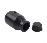 Réservoir d'huile hydraulique pour transpalette manuel - Bidon de carburant de rechange avec bouchon anti-fuite, hauteur de 110 mm, en plastique noir (bouteille d'huile + couvercle)