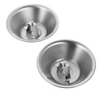 Réservoir D'huile Rond pour Hotte Aspirante Européenne Réglable | Surface Argentée Polie, Retrait Rapide, Entretien Simple, Adapté aux Gouttes de Graisse Cuisine et Maintenance