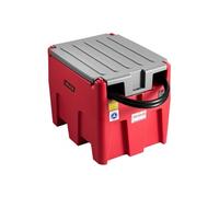 VEVOR Réservoir Diesel Essence Portable 220 L Cuve de Ravitaillement 40 L/min Pompe de Transfert 12 V, Tuyau 4 m, Pistolet de Ravitaillement Auto, Réservoir pour Transfert Transport Carburant, Rouge