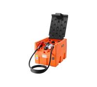 VEVOR Réservoir Diesel Portable, 182 L, Cuve de Ravitaillement Carburant, Pompe de Transfert 12 V, 40 L/min, Tuyau 4 m, Buse Ravitaillement Auto, pour Véhicules Appareils Agriculture Industrie, Orange