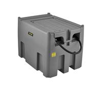 VEVOR Réservoir Diesel Portable 439 L Cuve de Ravitaillement Polyéthylène Gris avec Pompe Transfert 12 V Jauge de Carburant Tuyau 4 m Buse Ravitaillement pour Véhicules Appareils Agriculture Industrie