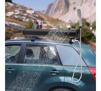 Reservoir Eau Camping Car Douche Portable avec réservoir d'eau Auto-pressurisé, kit de tuyaux solaires pour douches de Toit, 4,8/5,3/7,9 gallons, pour randonnée, Lavage de Voiture, Nettoyage