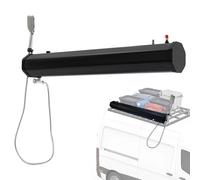 Reservoir Eau Camping Car Douche Portable, réservoir d'eau sous Pression, Chauffage Solaire, galerie de Toit - 1,6 Bar, Pas Besoin de Pompe, PVC et ABS Robustes, pour la Plage et Le nettoyag
