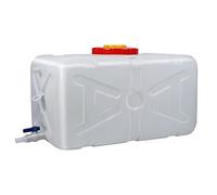 Reservoir eau Conteneur d'eau avec robinet 100l Seau d'eau portable Conteneur d'eau d'urgence Conteneur de stockage de collecte d'eau de pluie Utilisation en caravane, camping-car ou campin(Size:110L)