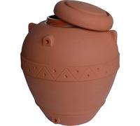 Réservoir en polyéthylène pour Eau Orcio Giara décoratif Effet Terre Cuite Mod. 500 litres Made in Italy