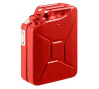 Bidon d'essence 20L ROUGE métal bidon de carburant RAL 3020 TÜV UN voiture...